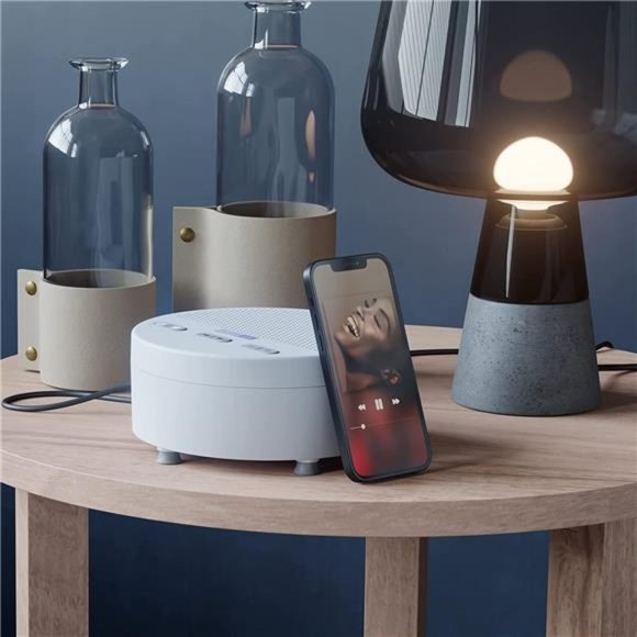 White Noise Machine & Wireless Bluetooth Speaker - Portable White Noise Machine - Picture 6 of 7